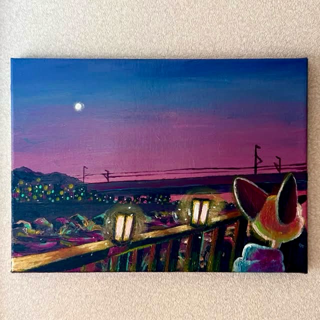 하마의 우리 동네의 저녁